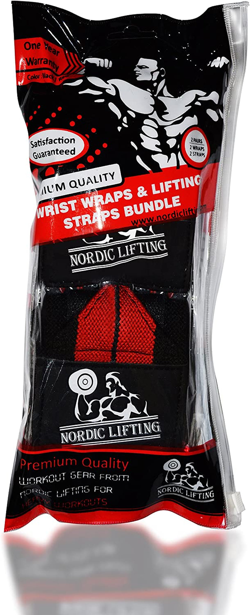 Elevate Your Workout with the Ultimate Wrist Wraps & Lifting Straps Bundle - Perfect for Weightlifting, Cross Training, and Powerlifting!