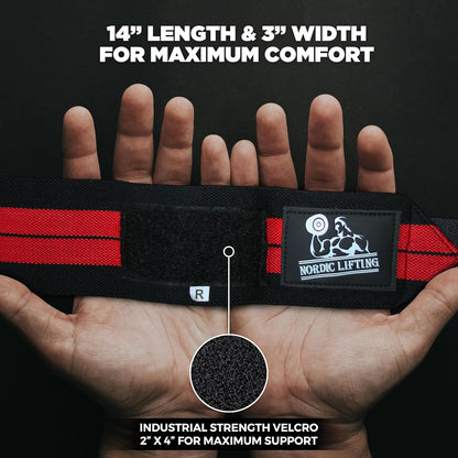 Elevate Your Workout with the Ultimate Wrist Wraps & Lifting Straps Bundle - Perfect for Weightlifting, Cross Training, and Powerlifting!