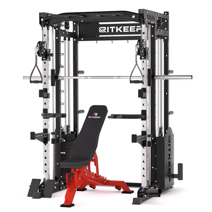 Transform Your Home Workouts with the PMAX 5600 Home Gym Smith Machine - All-in-One Strength Training Solution