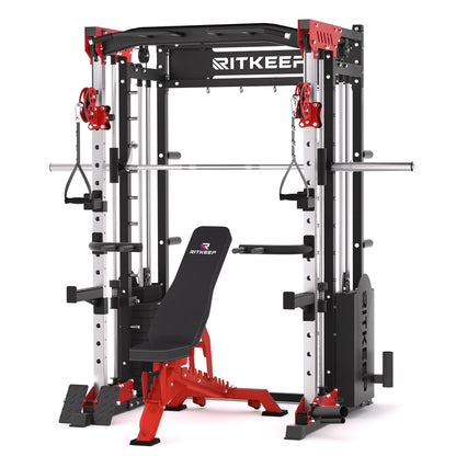 Transform Your Home Workouts with the PMAX 5600 Home Gym Smith Machine - All-in-One Strength Training Solution