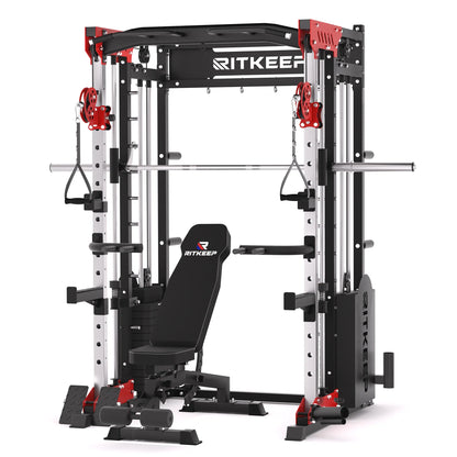 Transform Your Home Workouts with the PMAX 5600 Home Gym Smith Machine - All-in-One Strength Training Solution