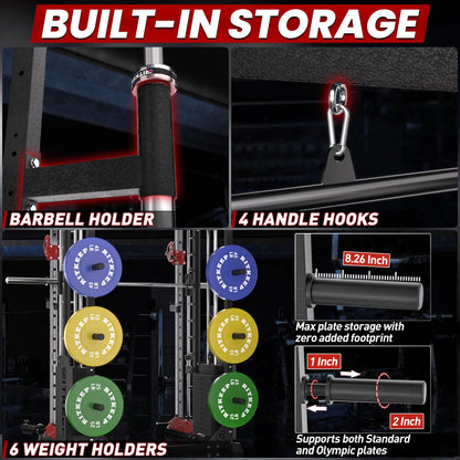 Transform Your Home Workouts with the PMAX 5600 Home Gym Smith Machine - All-in-One Strength Training Solution