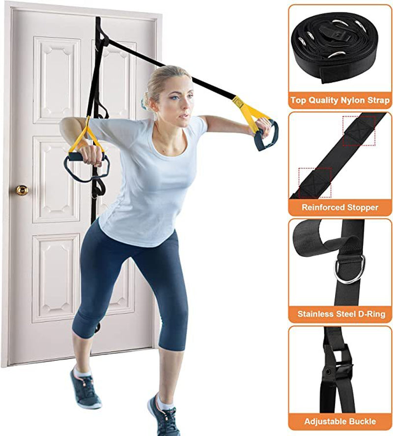 Elevate Your Workout with Our Versatile Resistance Band Fitness Pull Rope Suspension Trainer