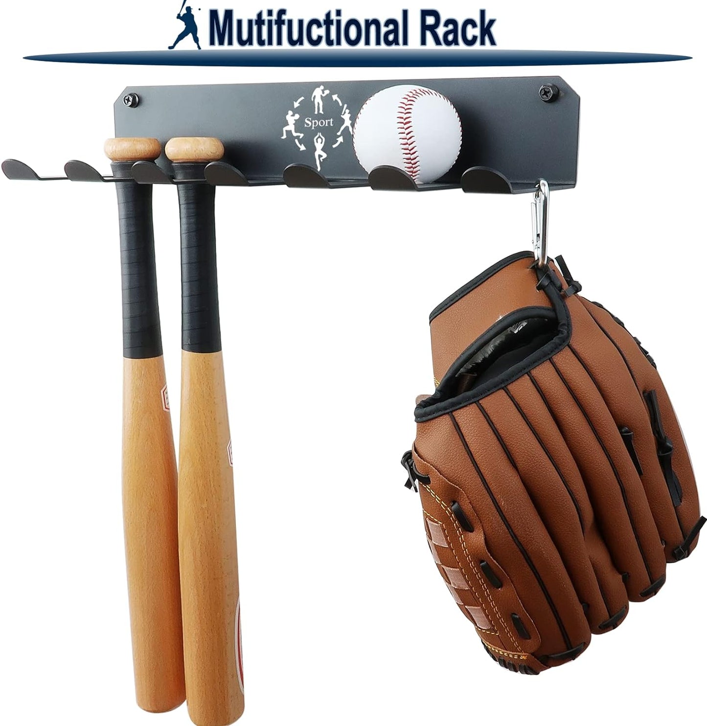 Premium Heavy-Duty Gym Storage Rack - Versatile Organizer for Resistance Bands, Barbells, and More - Perfect for Home Gyms and Garage Tools - Sleek Black Design